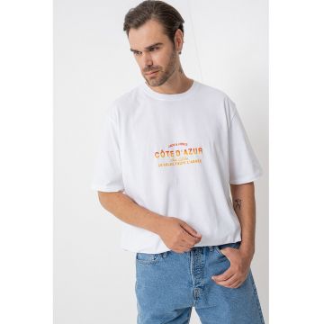 Tricou lejer cu maneci cazute