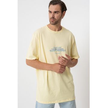 Tricou lejer cu maneci cazute