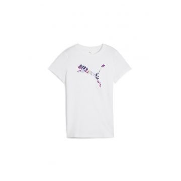 Tricou  pentru Femei - graphics floral cat logo tee - 685081-02 - 2XS INTL - Alb