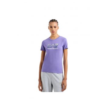 Tricou  pentru Femei - w paillets tee crossover - 7W000183-AF10373-UA050 - M INTL - Mov