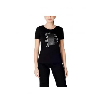 Tricou  pentru Femei - w tee ss box logo crossover - 7W000187-AF10373-UC001 - Negru