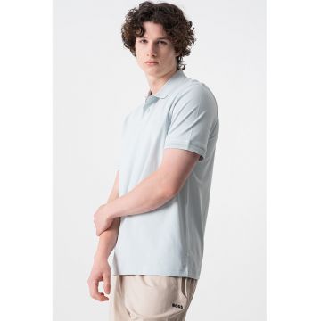 Tricou polo cu logo brodat