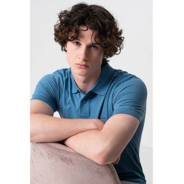 Tricou polo slim fit