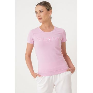 Tricou slim fit cu logo