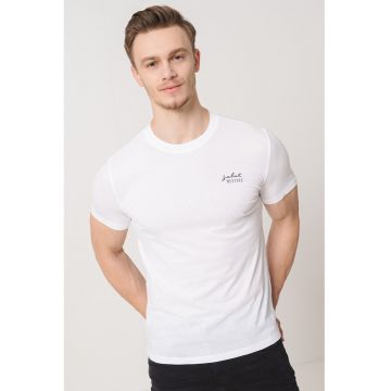 Tricou slim fit cu logo