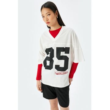 Tricou supradimensionat din bumbac