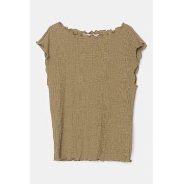 Bluza texturata fara maneci