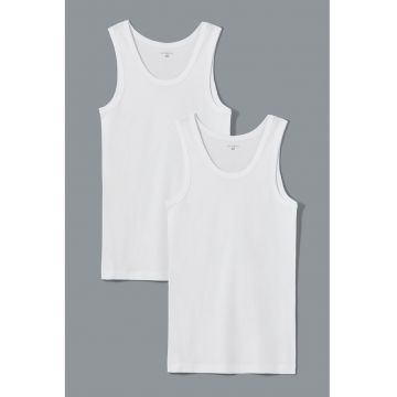 Set de top-uri de bumbac - 2 piese