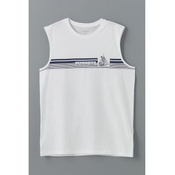 Top cu imprimeu nautic