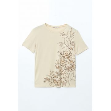 Tricou cu imprimeu floral