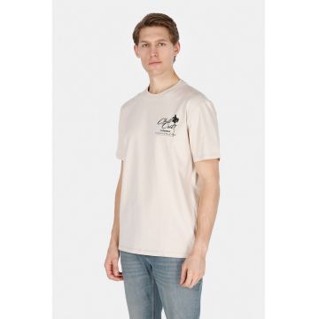 Tricou cu imprimeu grafic si model text
