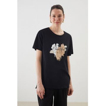 Tricou cu imprimeu text