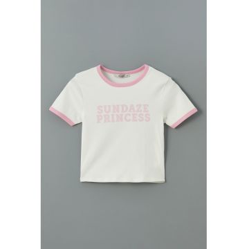 Tricou cu imprimeu text