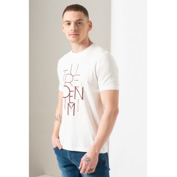 Tricou cu imprimeu text Alex
