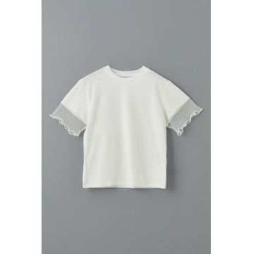 Tricou cu insertii semitransparente