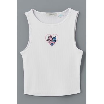 Tricou cu Lilo si Stitch brodat
