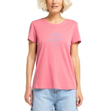 Tricou cu logo si imprimeu text
