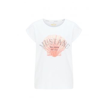 Tricou cu model grafic si logo
