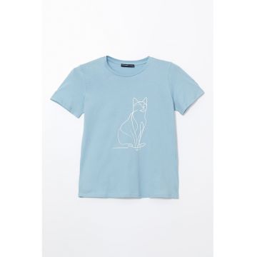Tricou de bumbac cu imprimeu