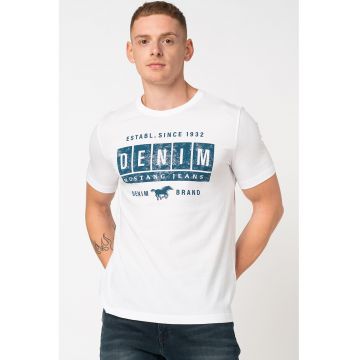 Tricou de bumbac cu imprimeu Alex
