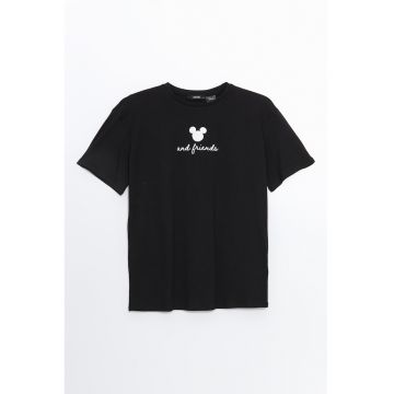 Tricou de bumbac cu imprimeu Disney pe spate