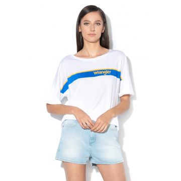 Tricou din amestec de modal cu maneci ample