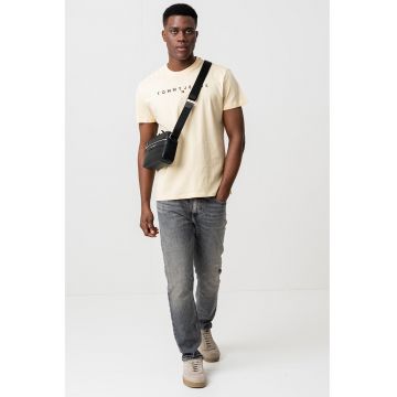 Tricou din bumbac cu logo brodat