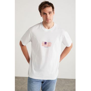 Tricou din bumbac Manuel