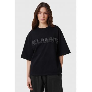 Tricou lejer cu aplicatii din perle Amelie