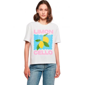 Tricou lejer cu imprimeu grafic
