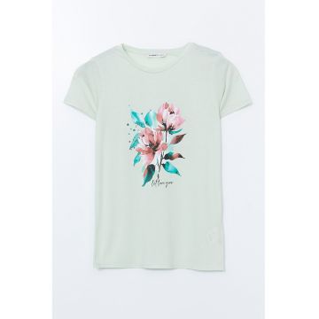 Tricou lejer cu imprimeu