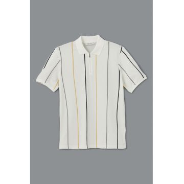 Tricou polo cu dungi Vision