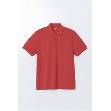 Tricou polo din bumbac pique