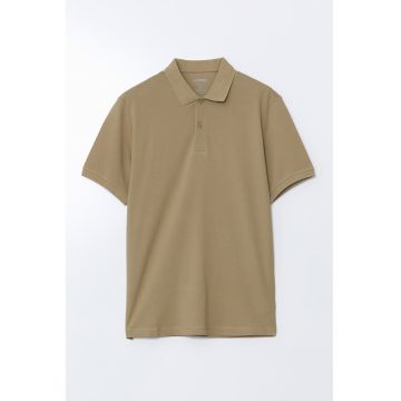 Tricou polo din bumbac pique