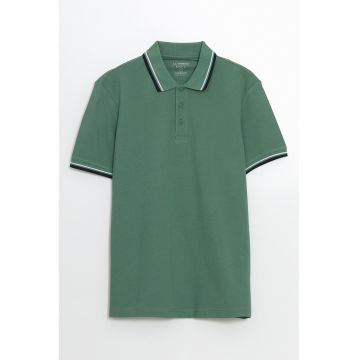Tricou polo regular fit din bumbac
