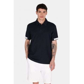 Tricou polo striat