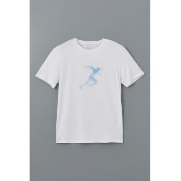 Tricou regular fit cu detalii cu imprimeu