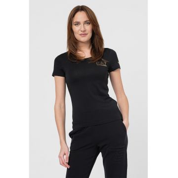 Tricou slim-fit din amestec de modal