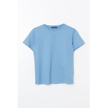 Tricou uni de bumbac