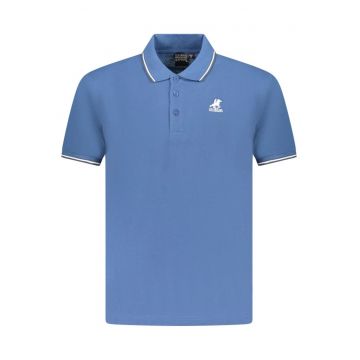 U.S. Grand POLO Tricou polo barbati cu logo brodat - cu detalii contrastante - din bumbac - Regular fit