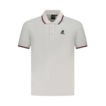 U.S. Grand POLO Tricou polo barbati cu logo brodat - cu detalii contrastante - din bumbac - Regular fit