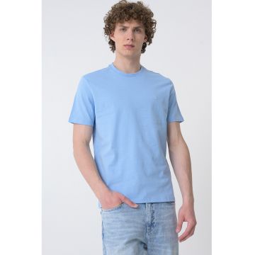 CALVIN KLEIN - Tricou regular fit cu decolteu la baza gatului