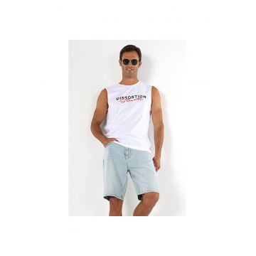 Maiou Barbati Alb Regular Fit