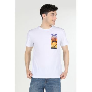 Tricou cu imprimeu pe partea din spate