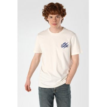 Tricou Cu Maneca Scurta De Barbati Alb - Regular Fit