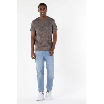 Tricou Cu Maneca Scurta De Barbati Maro Regular Fit CL1057688 8683197168221