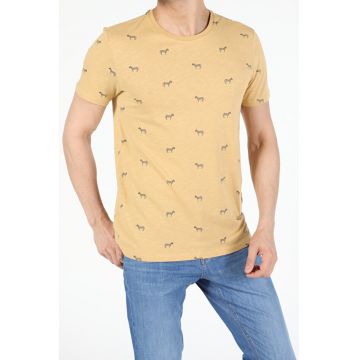 Tricou Cu Maneca Scurta De Barbati Safran Regular Fit CL1053567 8682240665816
