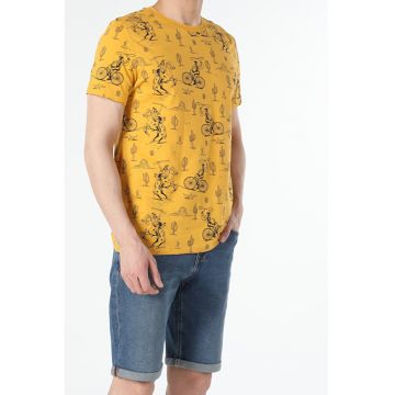 Tricou Cu Maneca Scurta De Barbati Safran Regular Fit CL1056443 8682240937760
