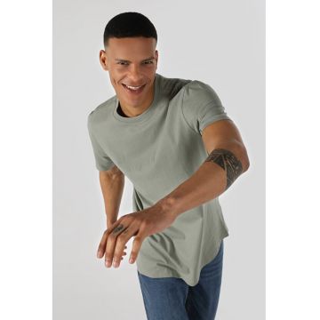 Tricou Cu Maneca Scurta De Barbati Verde Comfort Fit