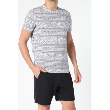 Tricou cu model etnic